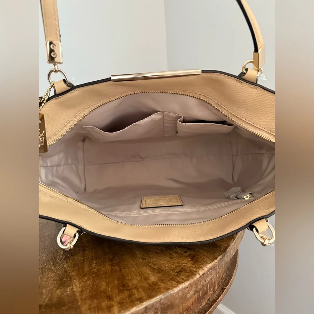 Coach | Madison Saffiano Leather Tote Bag